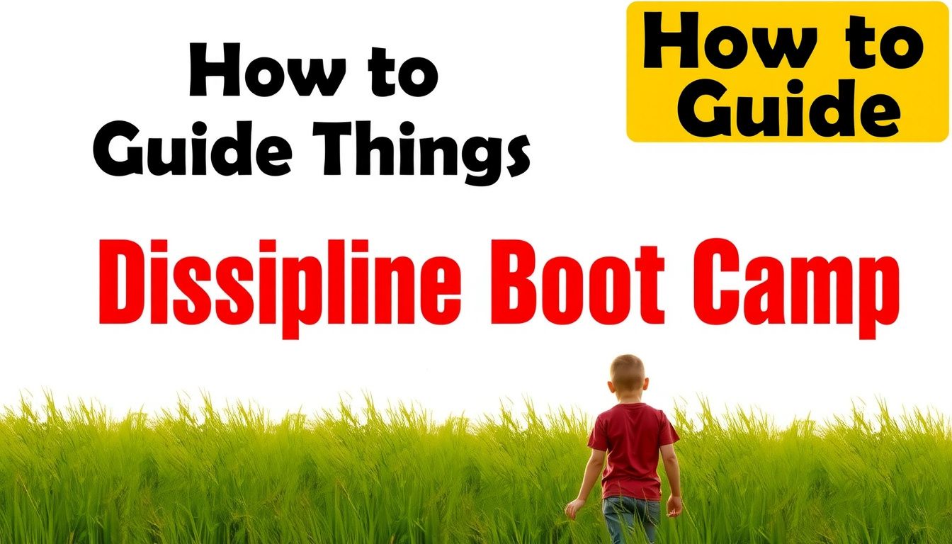 how to guide to domestic discipline boot camp